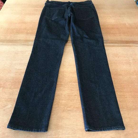 Rag & Bone Jeans Women 27 Black Mid Rise Stretch Straight Leg Preppy 17169 - Picture 2 of 11